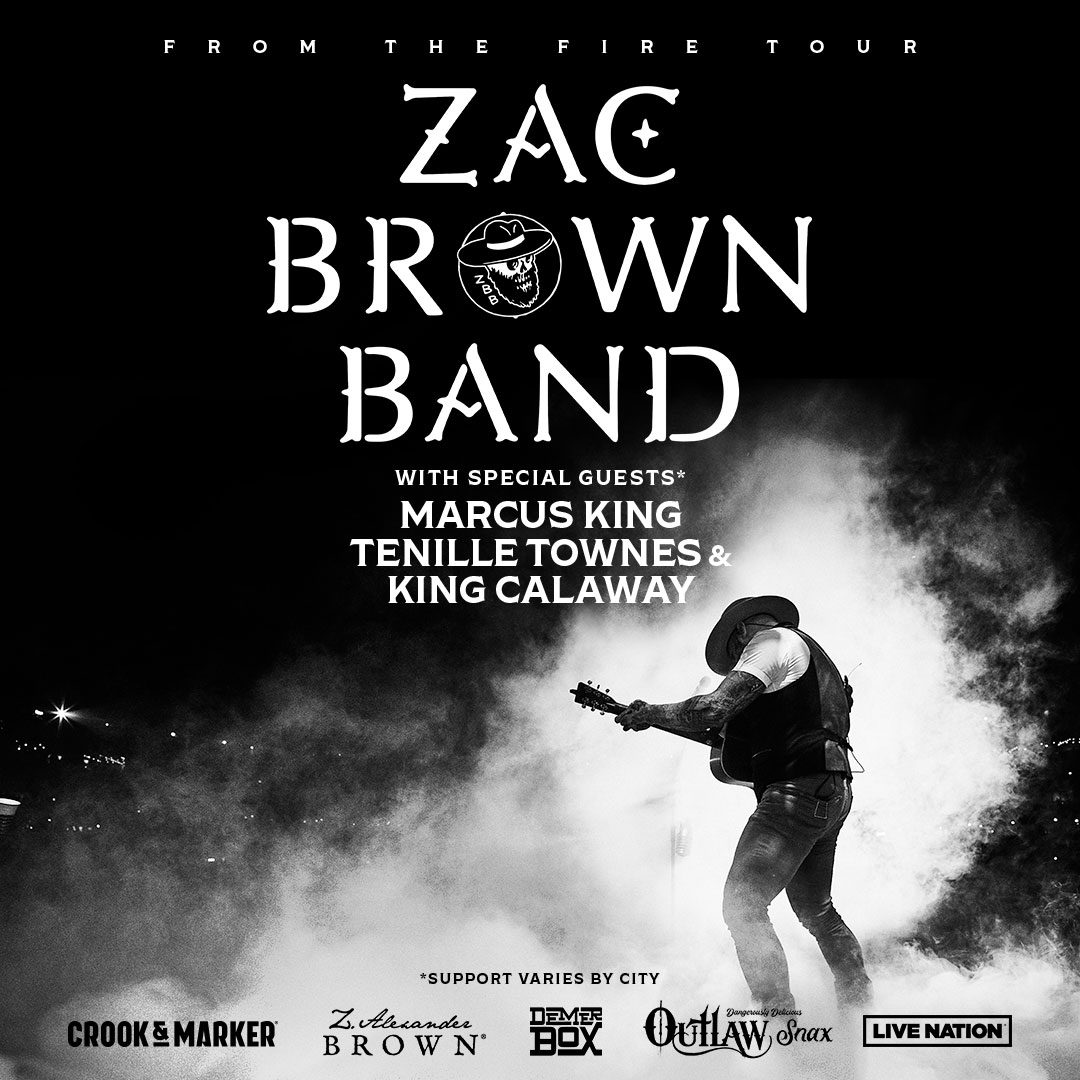 Zac Brown Band Saratoga Performing Arts Center