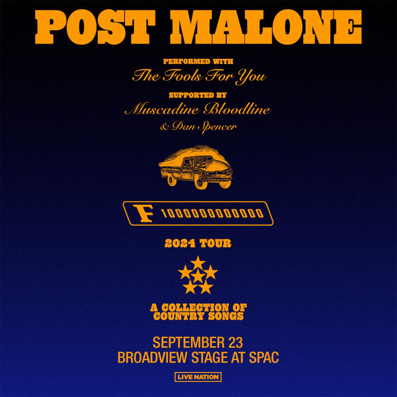 Post Malone Saratoga Performing Arts Center