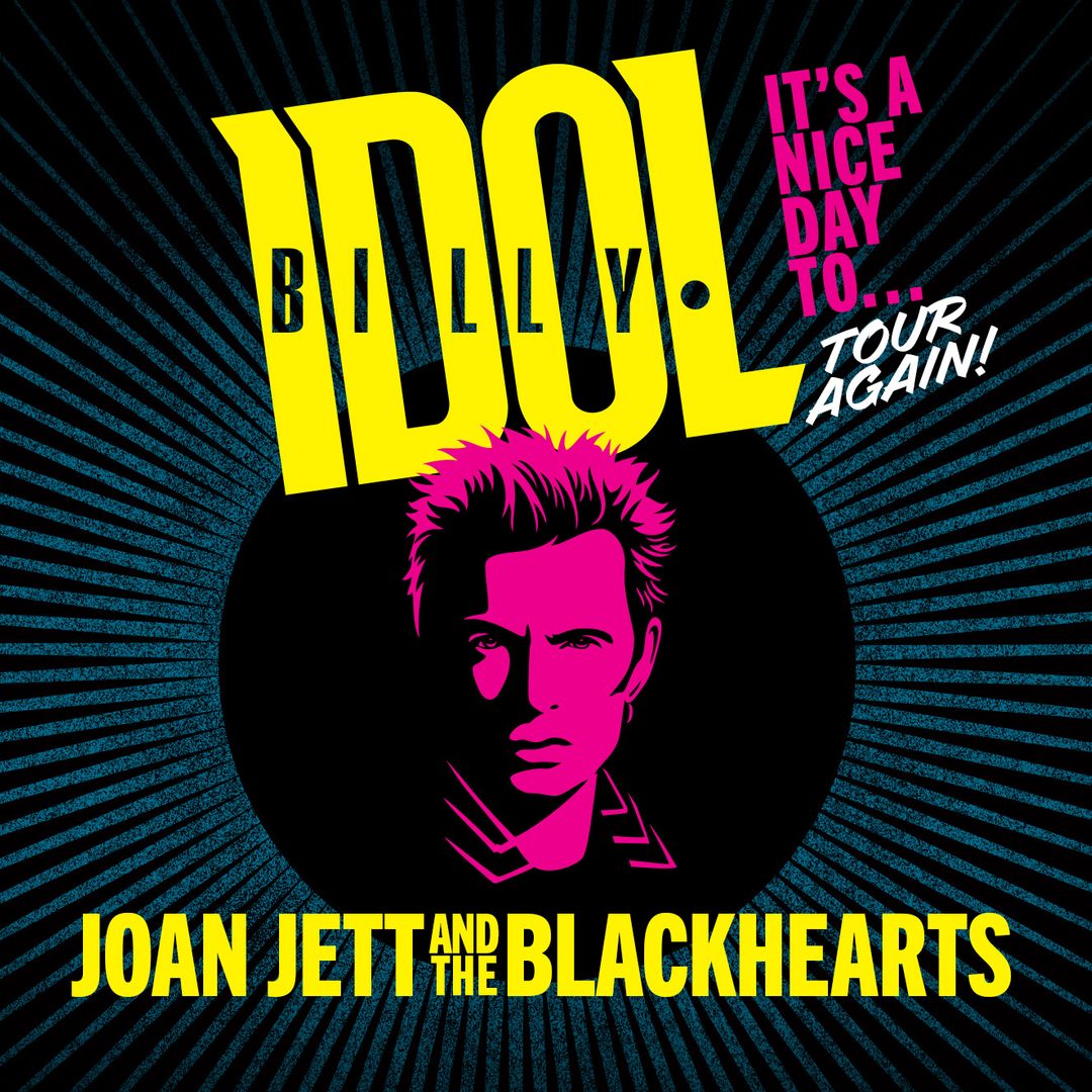 Billy Idol with Joan Jett and The Blackhearts Saratoga Performing(01)