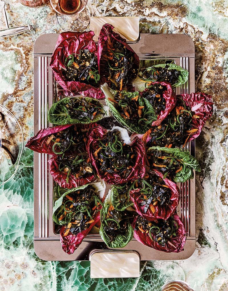 crunchy seaweed boats