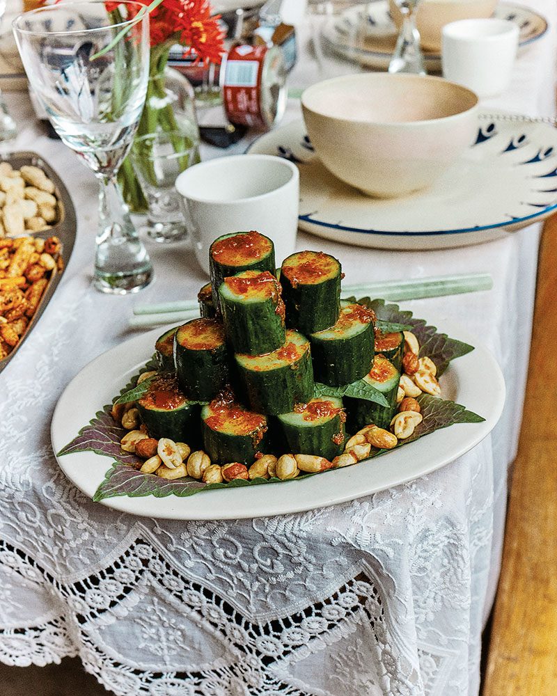 cucumber peanut salad