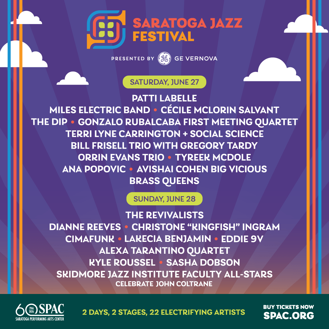 2026 saratoga jazz festival lineup