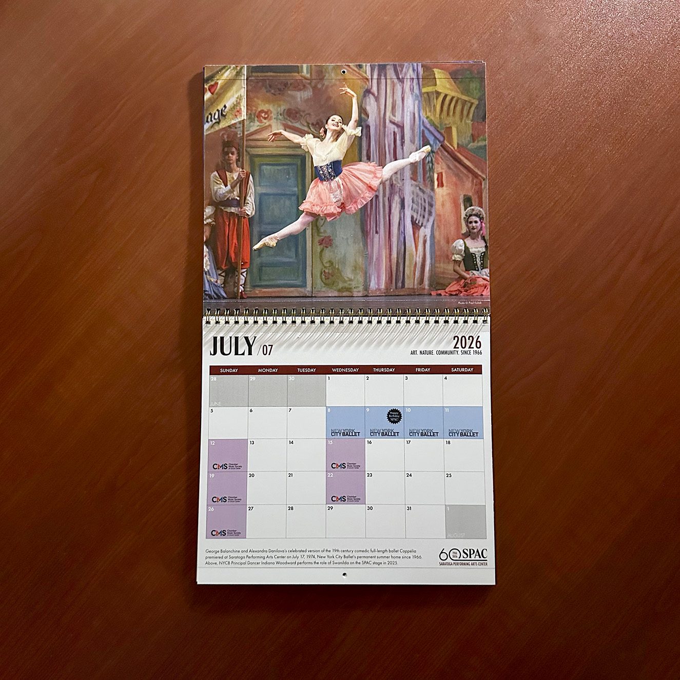 spac 2026 spac commemorative calendar