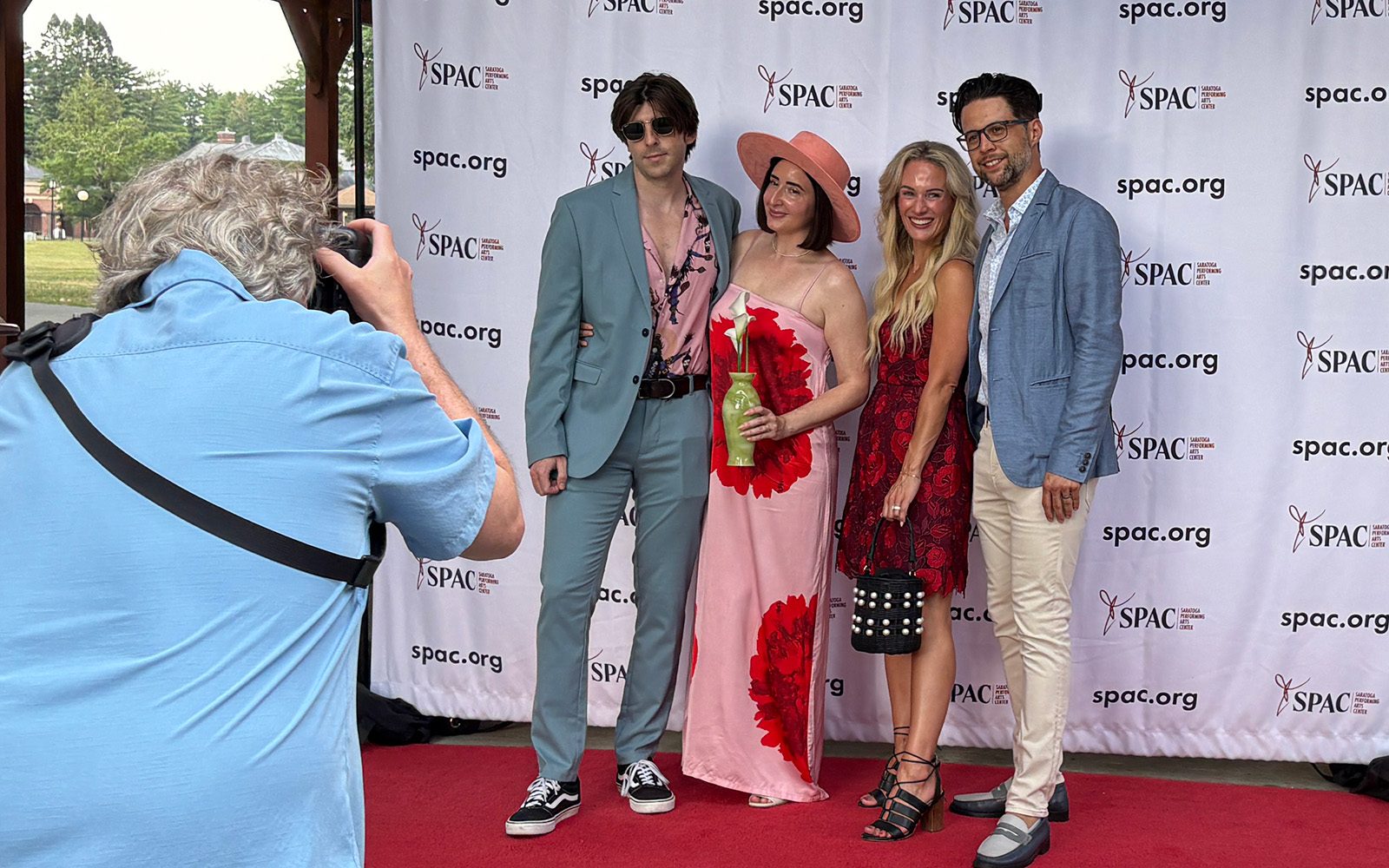 attendees participating in style night at spac