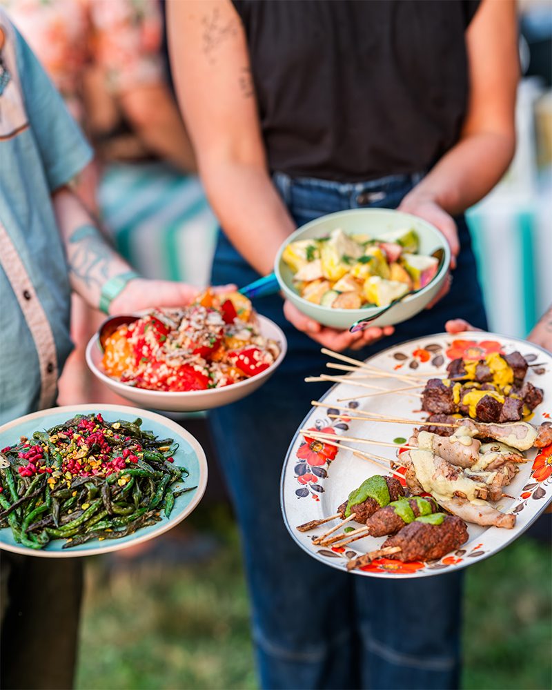 vermont adventure dinner dishes